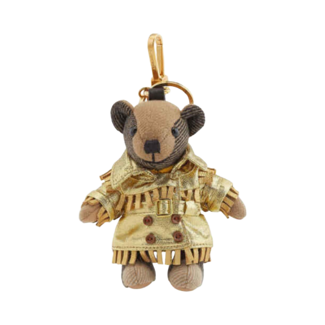 버버리 토마스 베어 런웨이 룩 키 참 아카이브 베이지