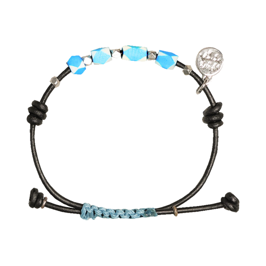 TBH42ABTB017BL TOWTOW.ARCHIVE Dice Bracelet Blue