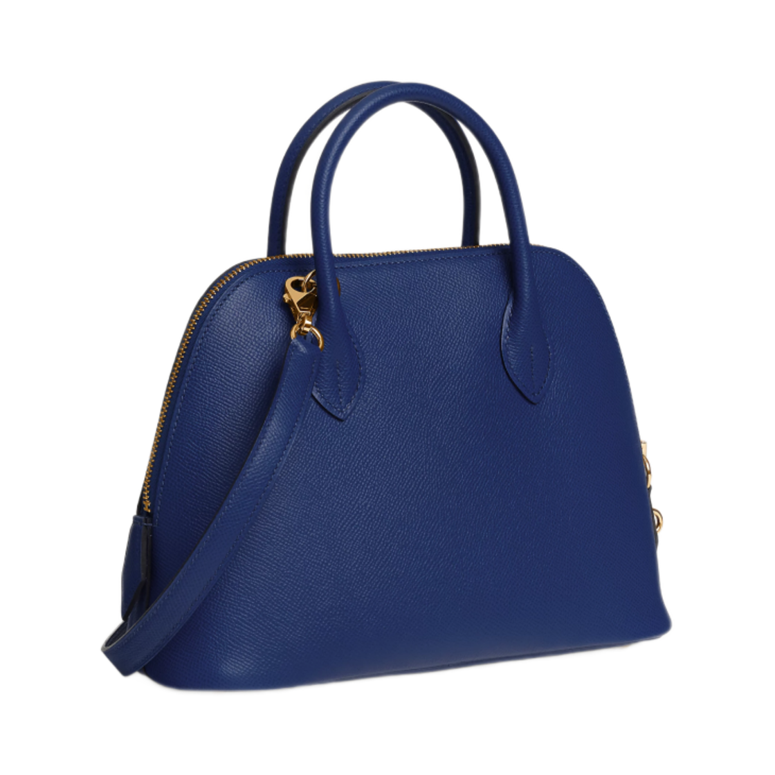 H082798CC73 Hermes Bolide 1923 25 Bag Epsom & Gold Bleu Saphir - #3