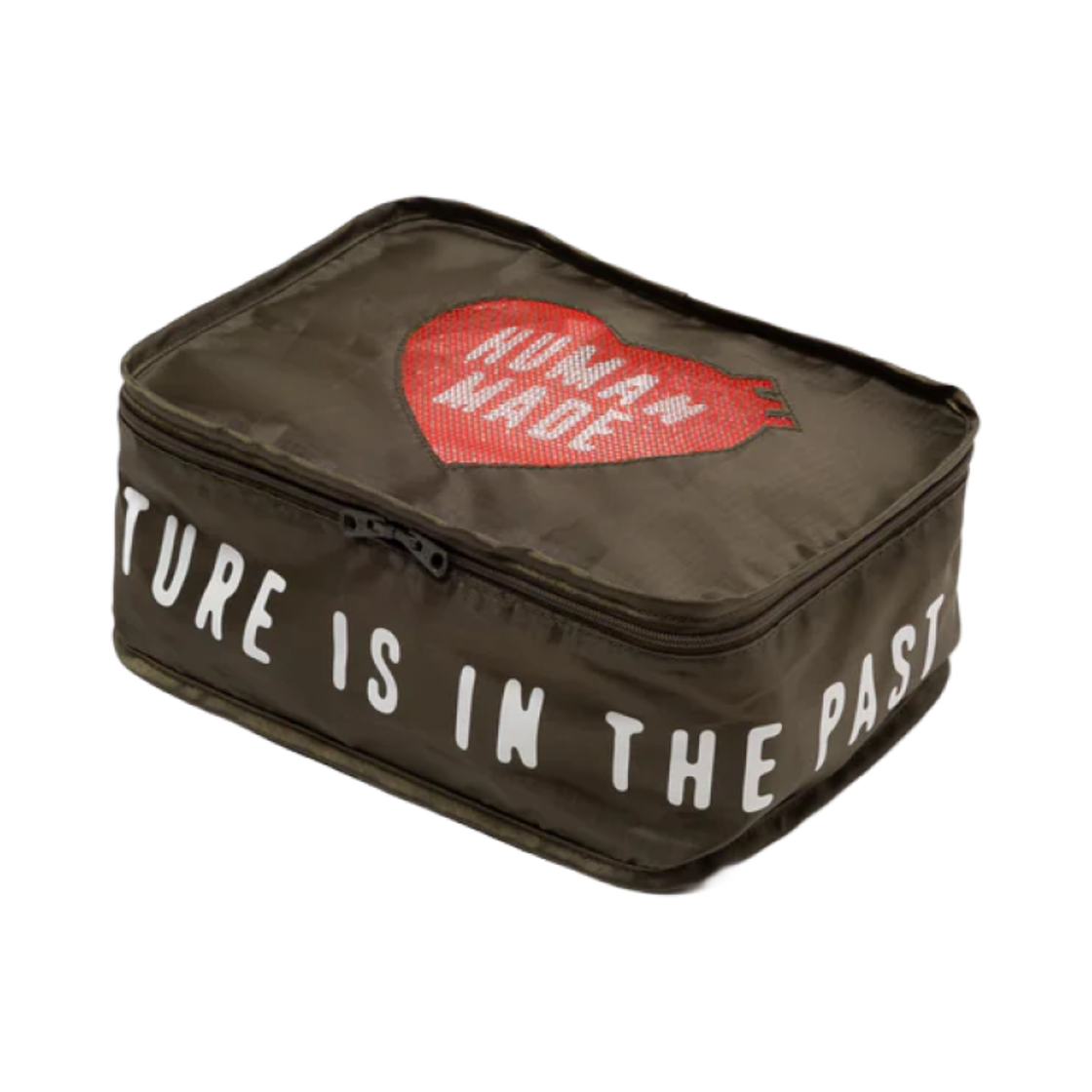 휴먼 메이드 거싯 케이스 미디움 올리브 드랩