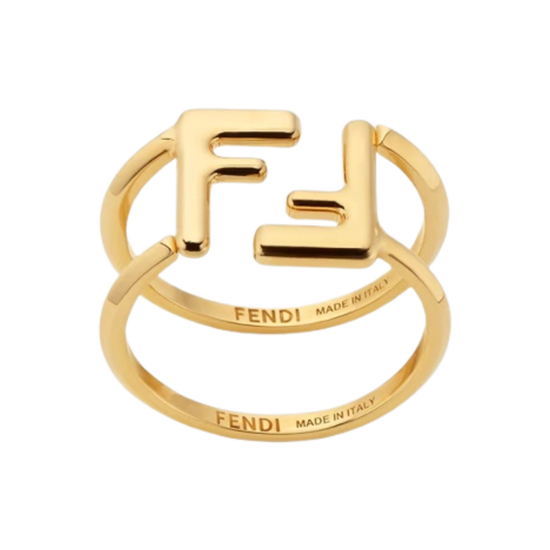 (W) 펜디 FF 링 골드((W) Fendi FF Ring Gold) - 1