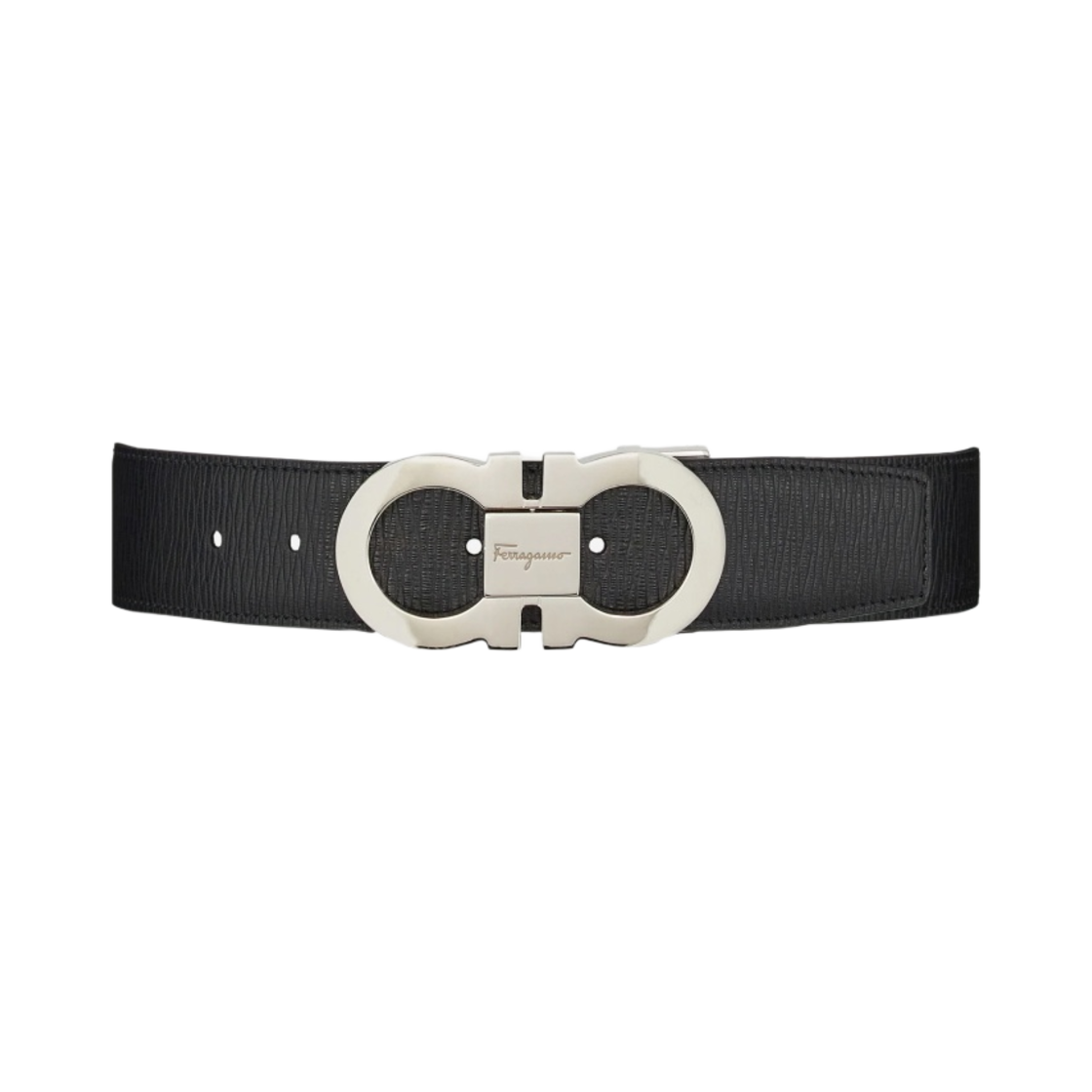 페라가모 어드저스터블 간치니 벨트 블랙(Ferragamo Adjustable Gancini Belt Black) - 1