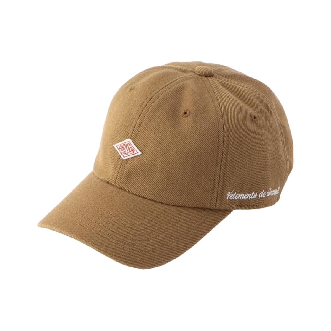 DT-H0230 Danton Polyester Serge 6-Panel Cap Camel
