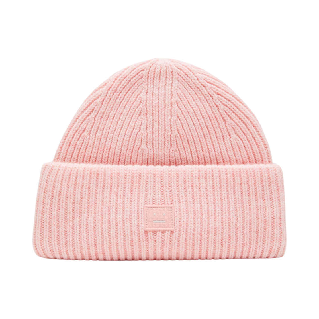 아크네 스튜디오 스몰 페이스 로고 비니 페이디드 핑크 멜란지(Acne Studios Small Face Logo Beanie Faded Pink Melange)
