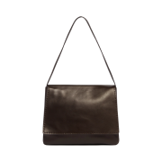 The Row Nuance Hobo Bag in Leather Brown