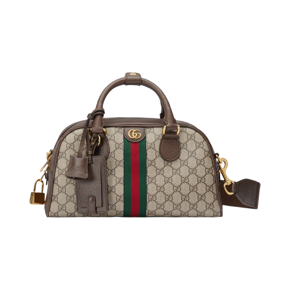 구찌 오피디아 미디움 GG 탑 핸들 백 베이지 에보니 GG 슈프림(Gucci Ophidia Medium GG Top Handle Bag Beige Ebony GG Supreme) - 1