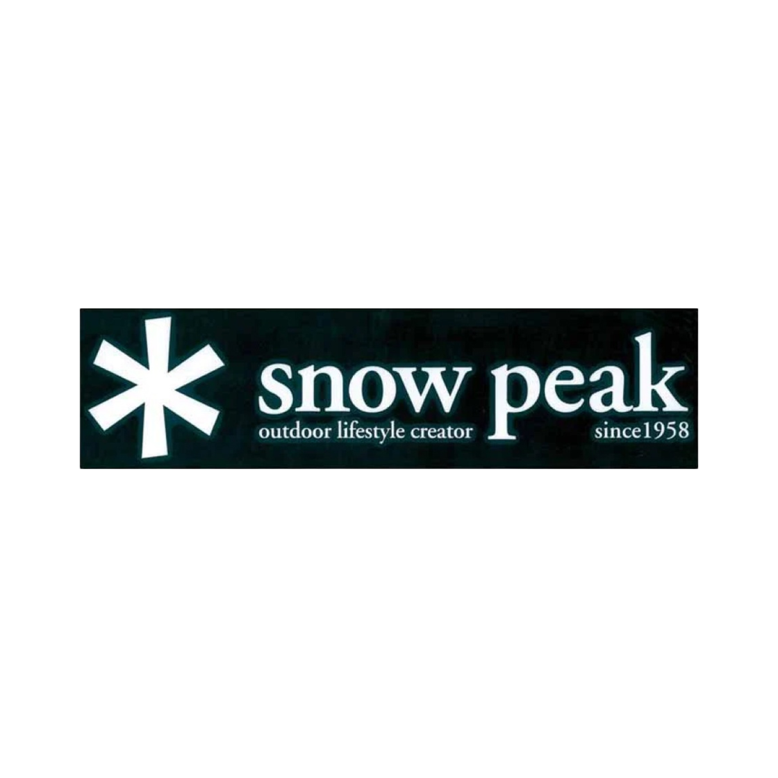 스노우 피크 스노우 플레이크 로고(Snow Peak Snow Flake Logo)