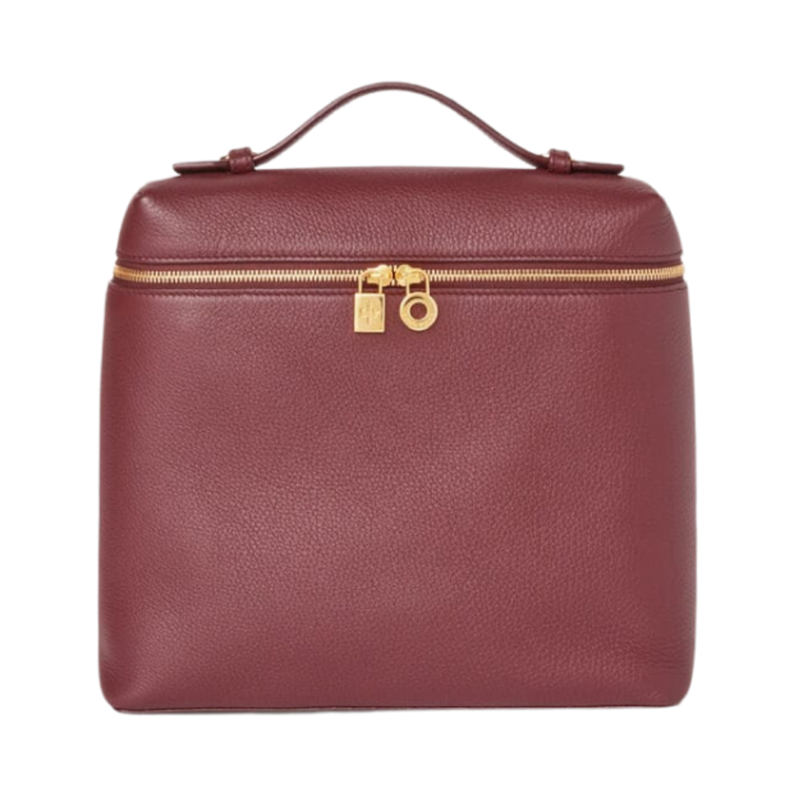 FAN4041-Q09P Loro Piana Extra Pocket Backpack L23.5 in Calfskin Azuki Beans