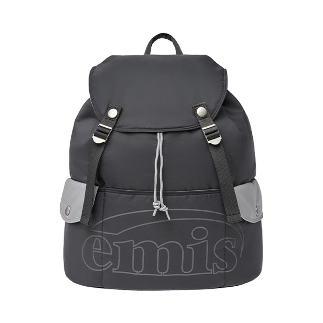 이미스 아웃라인 로고 백팩 다크 그레이(Emis Out Line Logo Backpack Dark Gray)