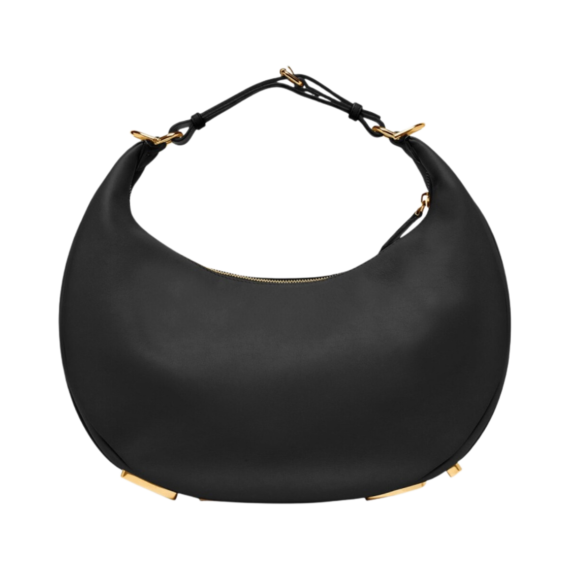 펜디 펜디그라피 미디움백 레더 블랙(Fendi Fendigraphy Medium Bag Leather Black) - 4