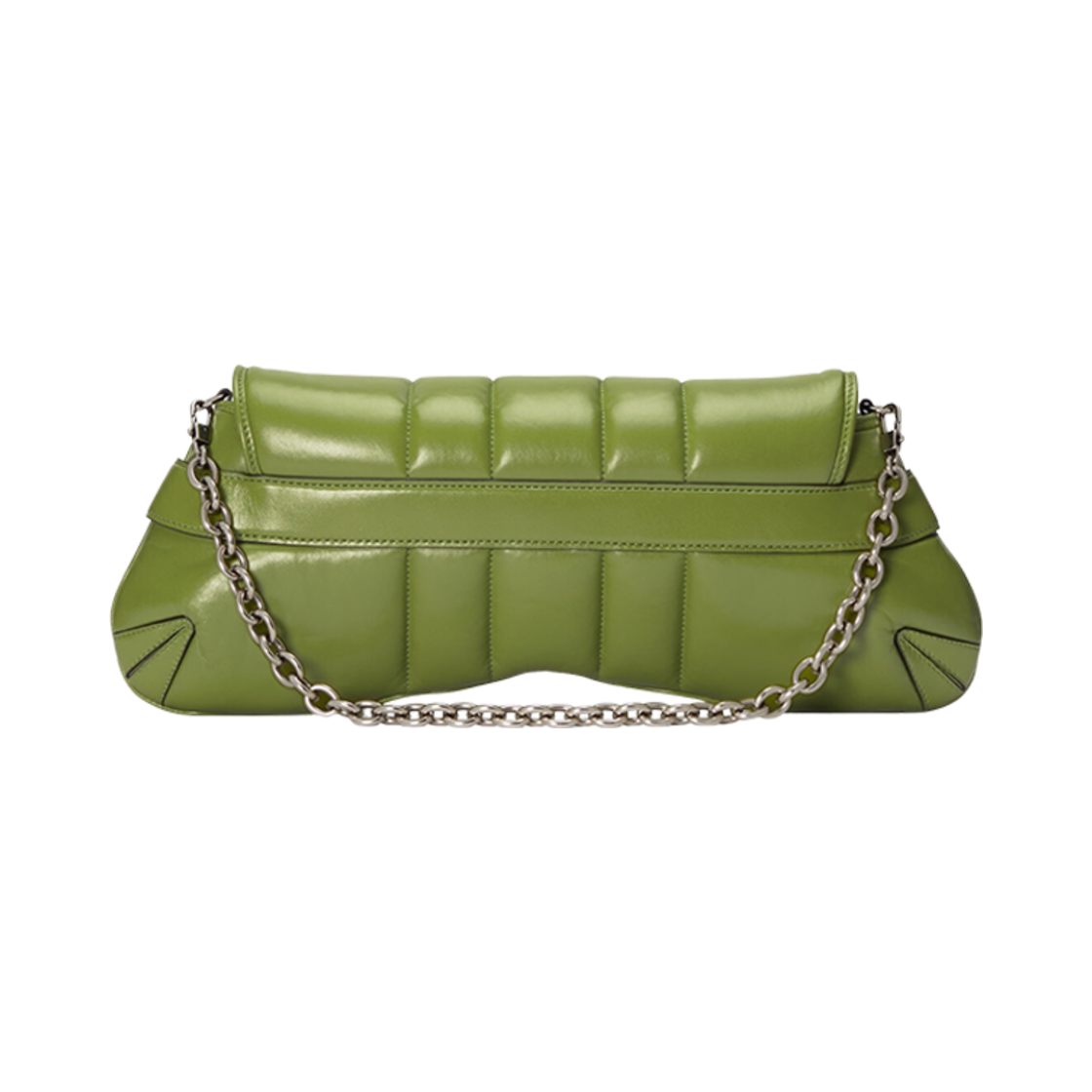 구찌 홀스빗 체인 미디움 숄더백 그린 레더(Gucci Horsebit Chain Medium Shoulder Bag Green Leather) - 5