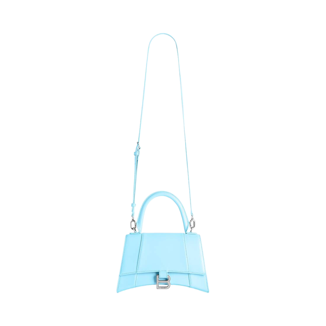 발렌시아가 아워글래스 스몰 핸드백 박스 블루(Balenciaga Hourglass Small Handbag Box Blue) - 4