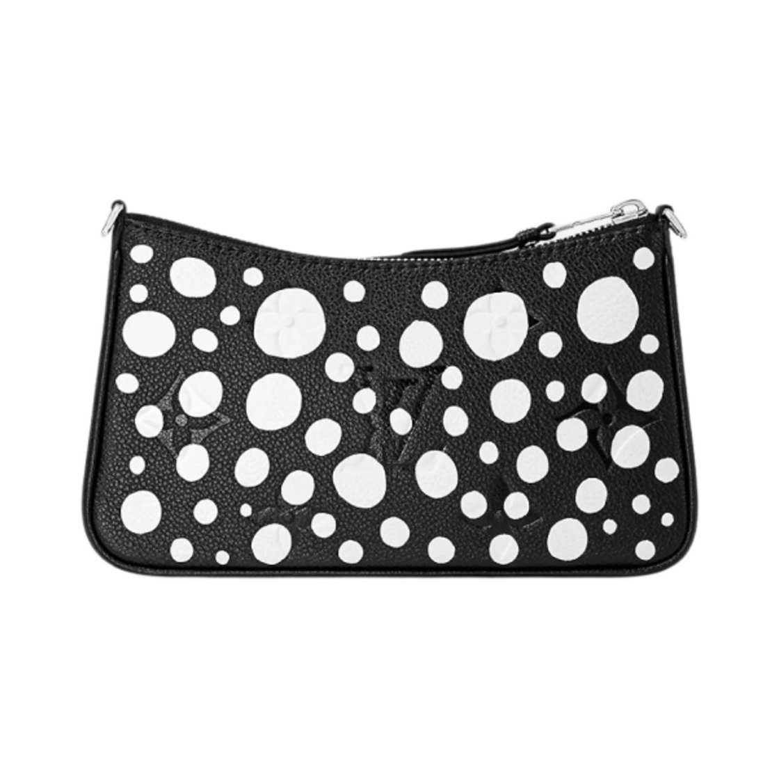 루이비통 x 야요이 쿠사마 이지 파우치 온 스트랩 블랙 화이트(Louis Vuitton x YK Easy Pouch On Strap Black White) - 3