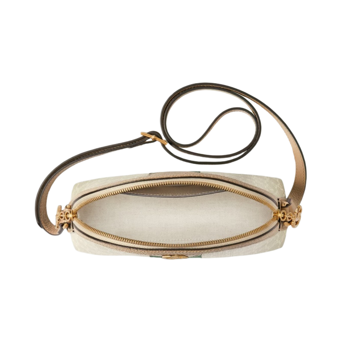 구찌 오피디아 GG 스몰 숄더백 베이지 화이트 캔버스(Gucci Ophidia GG Small Shoulder Bag Beige White Canvas) - 5