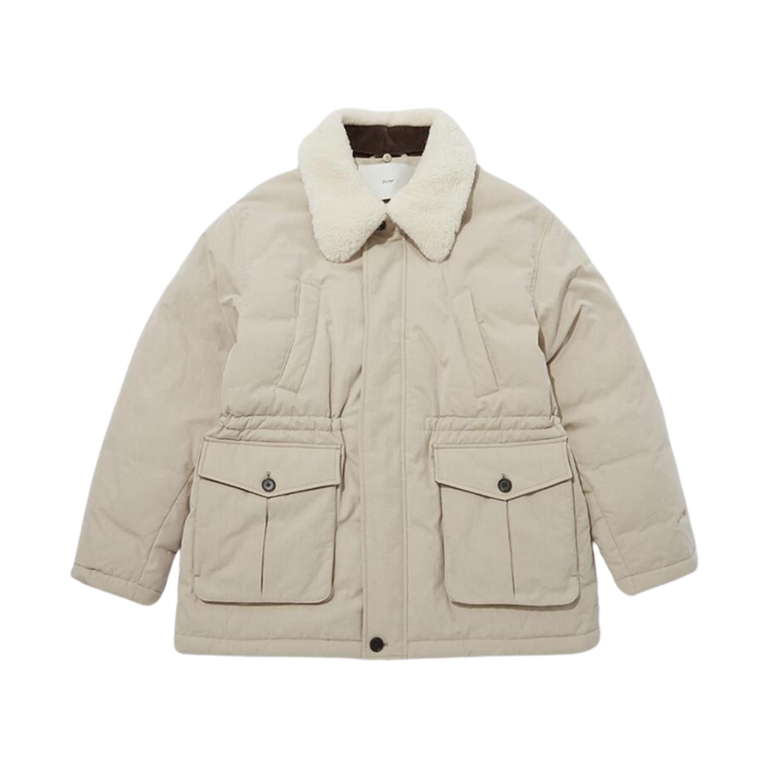 던스트 칼라드 하프 구스 다운 자켓 베이지(Dunst Collared Half Goose Down Jacket Beige)