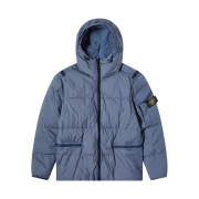 Stone Island 40223 Garment Dyed Crinkle Reps Down Jacket Avio Blue - 22FW