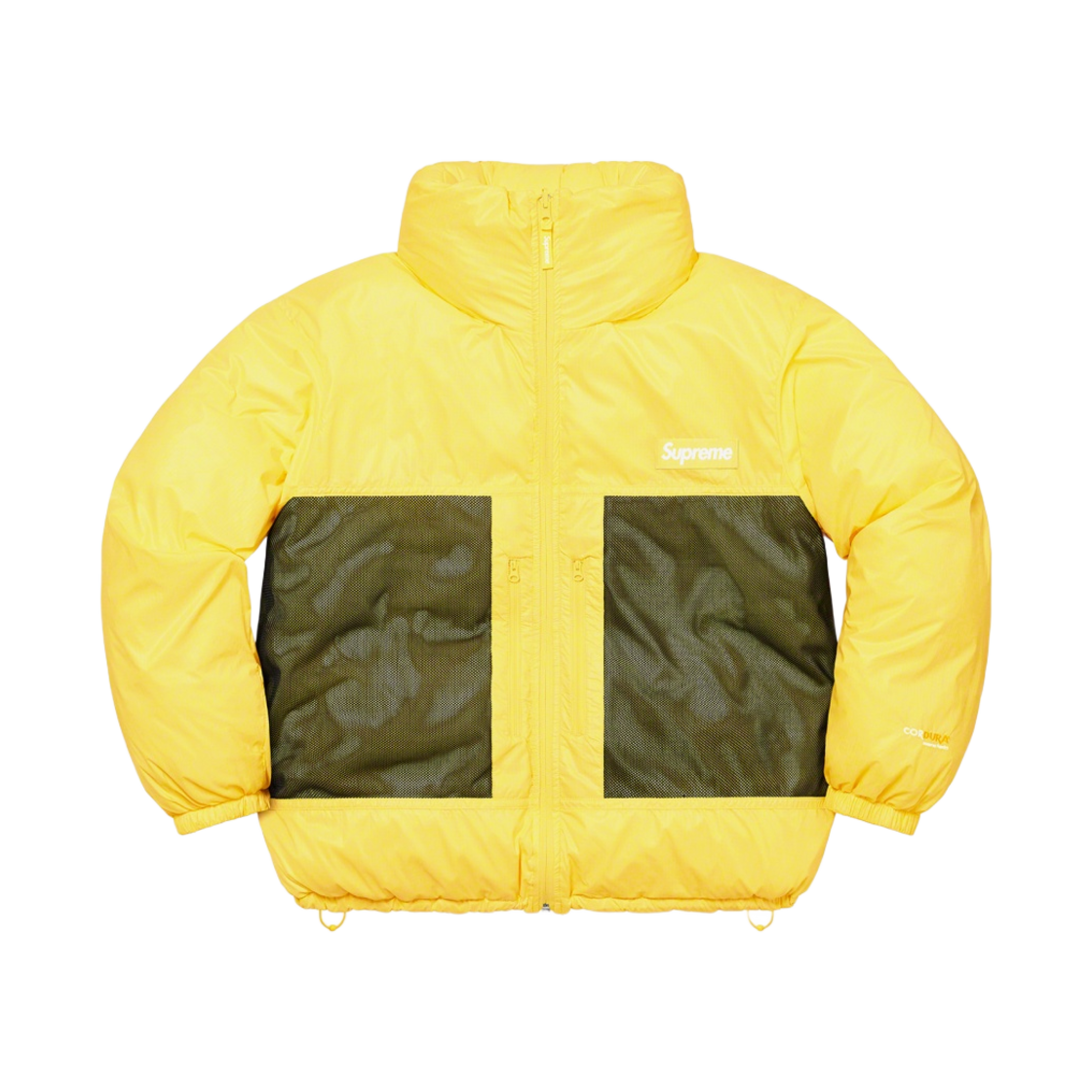 슈프림 리버시블 페더웨이트 다운 퍼퍼 자켓 옐로우 - 22FW(Supreme Reversible Featherweight Down Puffer Jacket Yellow - 22FW) - 4