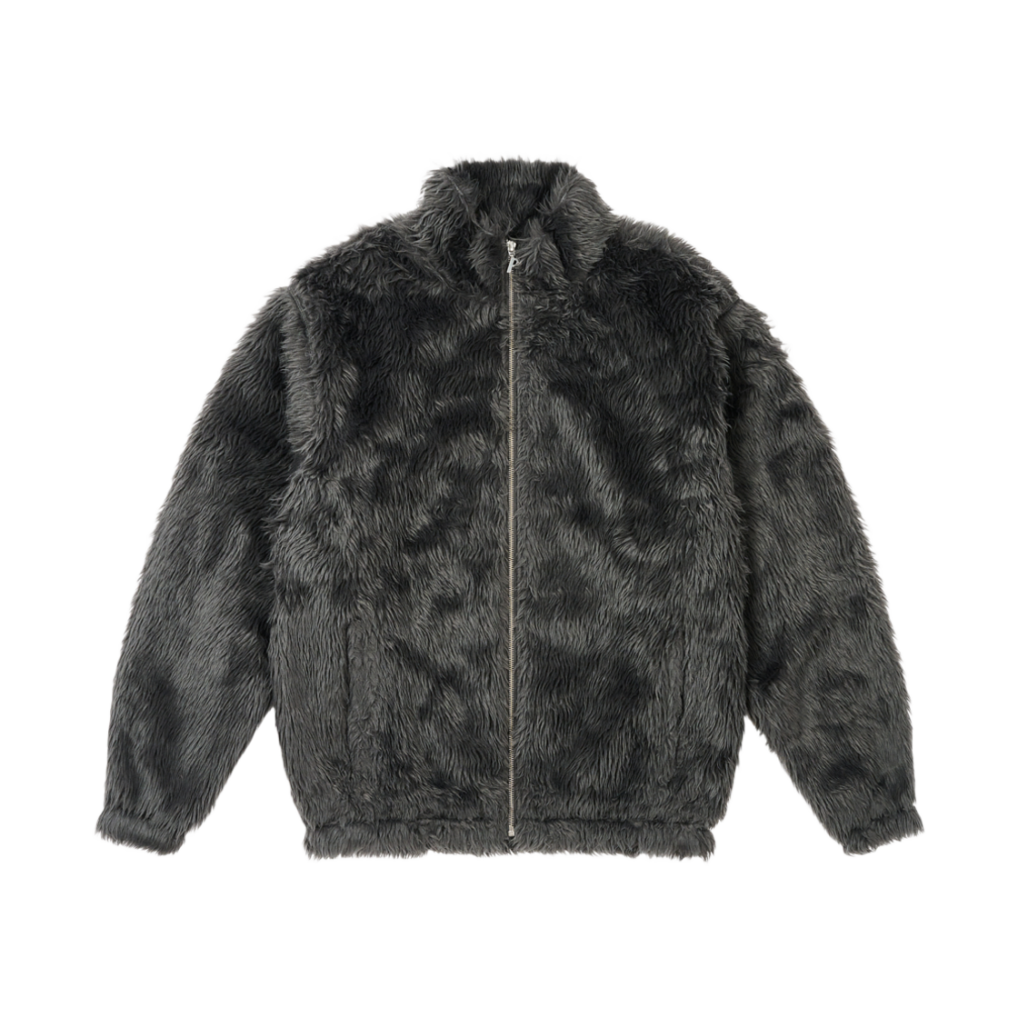 팔라스 퍼리 집 퍼넬 콜 그레이 - 24FW(Palace Furry Zip Funnel Coal Grey - 24FW) - 2