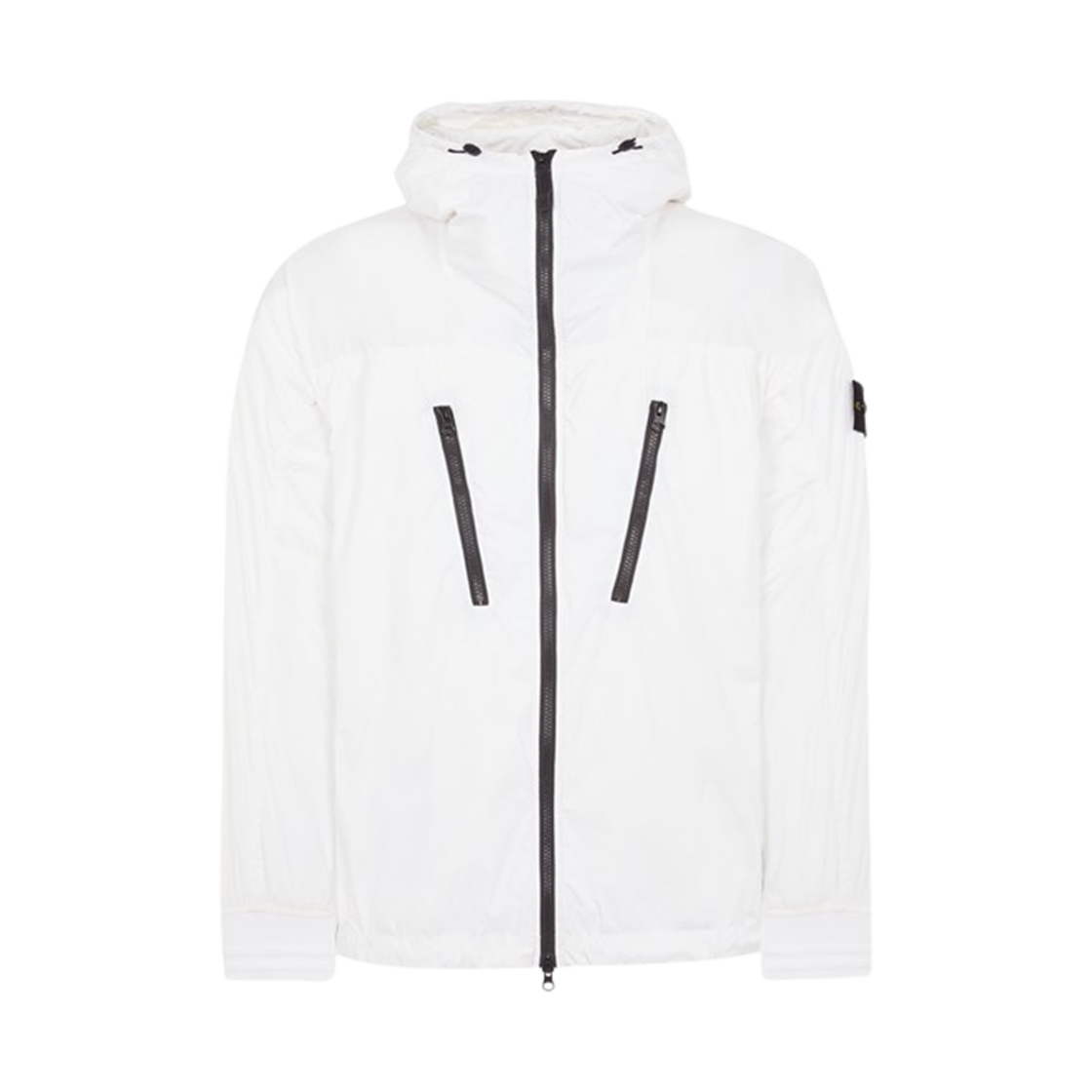 801540425-V0001 Stone Island 40425 Skin Touch Nylon-TC Packable Hooded Jacket White - 24SS