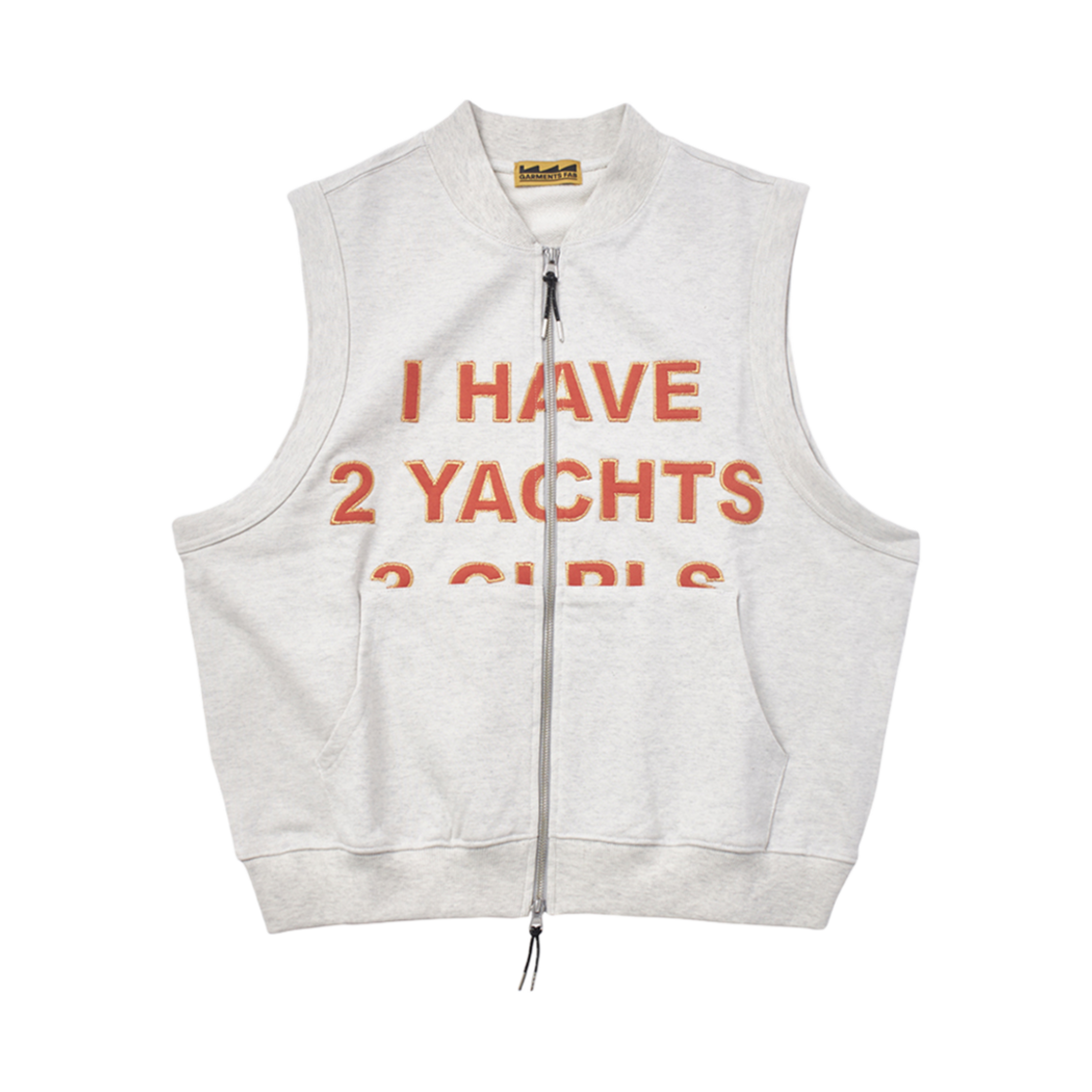 24FAGFVT01OT Garments Fab Gimmick Baller Vest Oatmeal