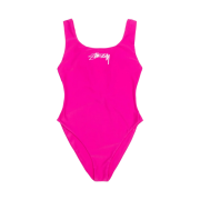 Stussy Surf Stock One Piece Swimsuit Magenta