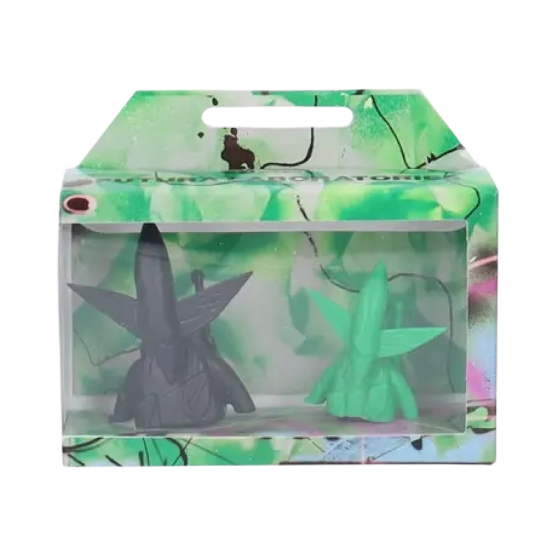 크록스 x 퓨추라 래버러토리 3DPM 지비츠 블랙 그린(Crocs x Futura Laboratories 3DPM Jibbitz Black Green)