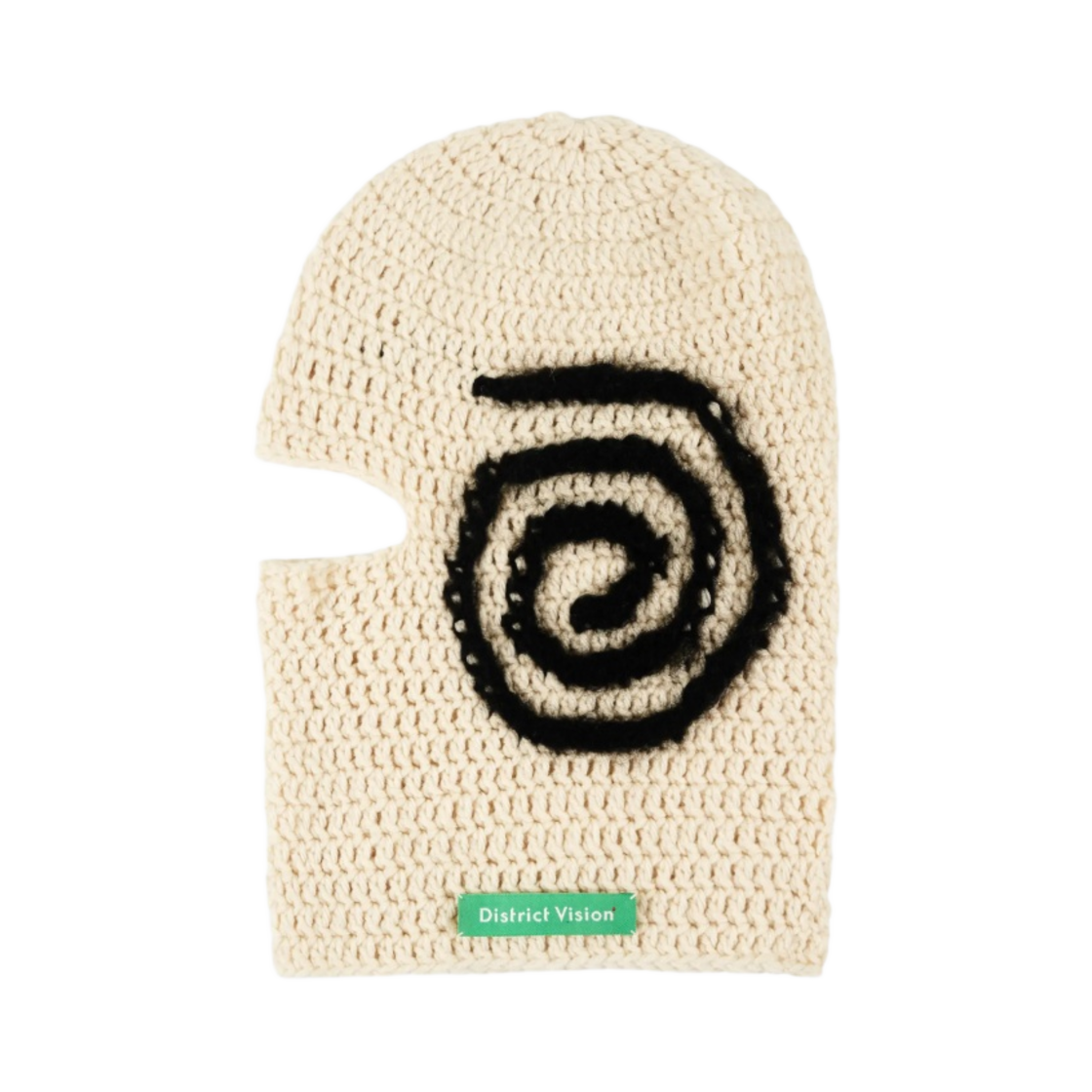 DVA029-NAT District Vision Hand Crocheted Balaclava Natural