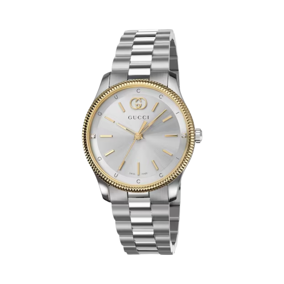 YA1265063 (W) Gucci G-Timeless Quartz 29mm Stainless Steel Gold Silver