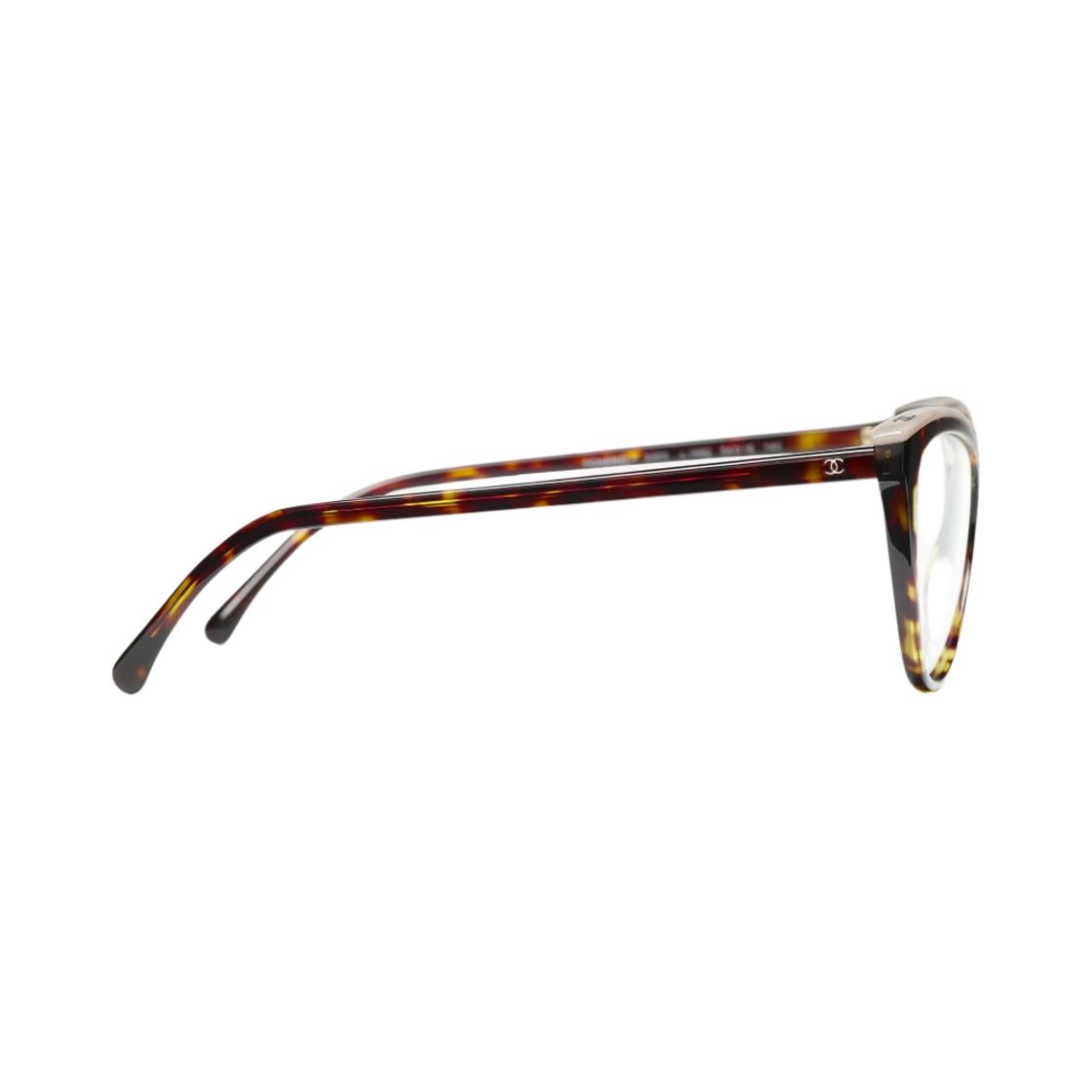샤넬 캣아이 프레임 아세테이트 & 다크 톨토이즈 베이지(Chanel Cat Eye Eyeglasses Acetate & Dark Tortoise Beige) - 3