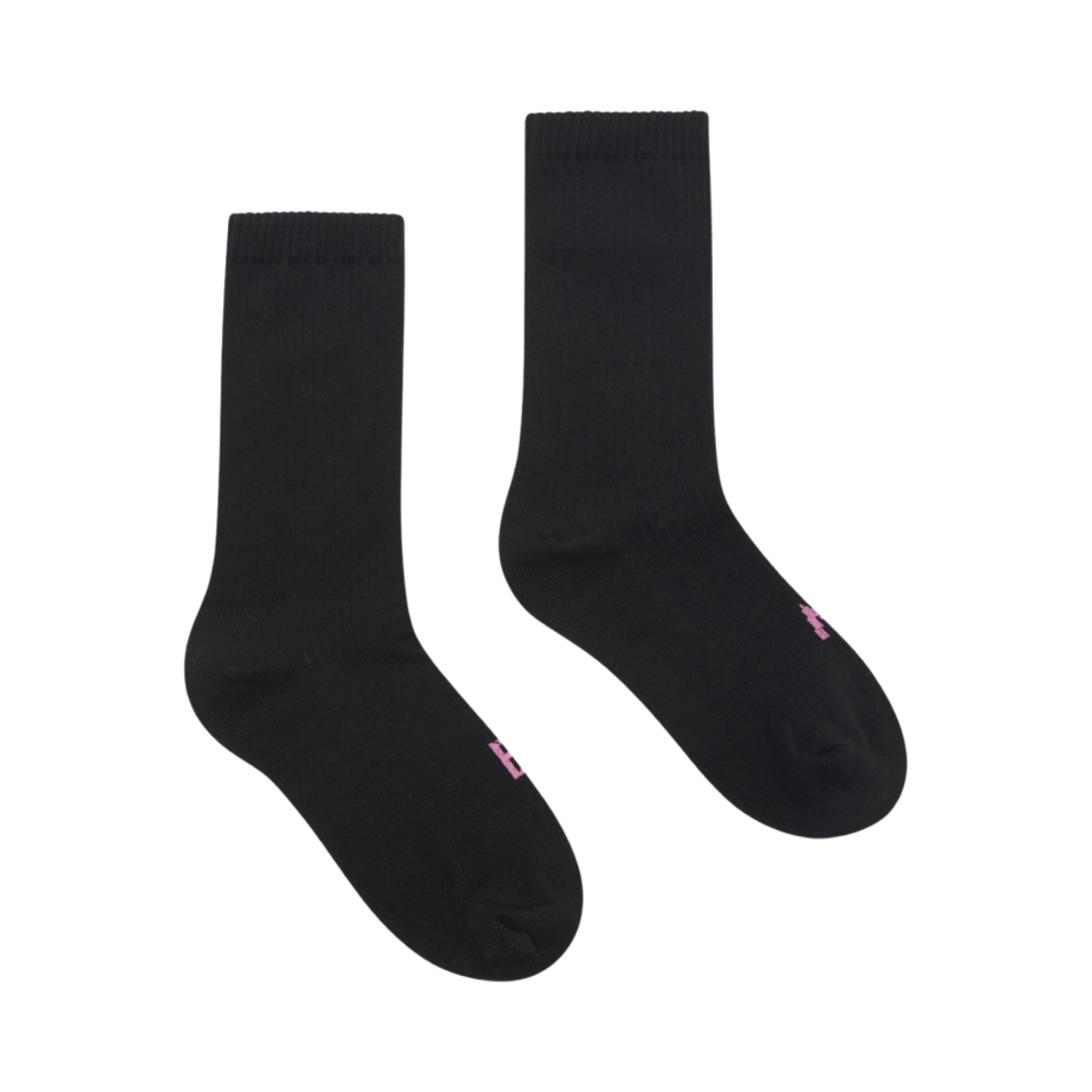 부디 무드라 립 앵클 삭스 블랙(Budhi Mudra Rib Ankle Socks Black)