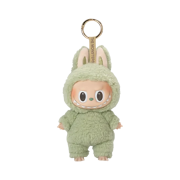 Pop Mart Labubu The Monsters Labubu Tasty Macarons Series Green Grape Keyring