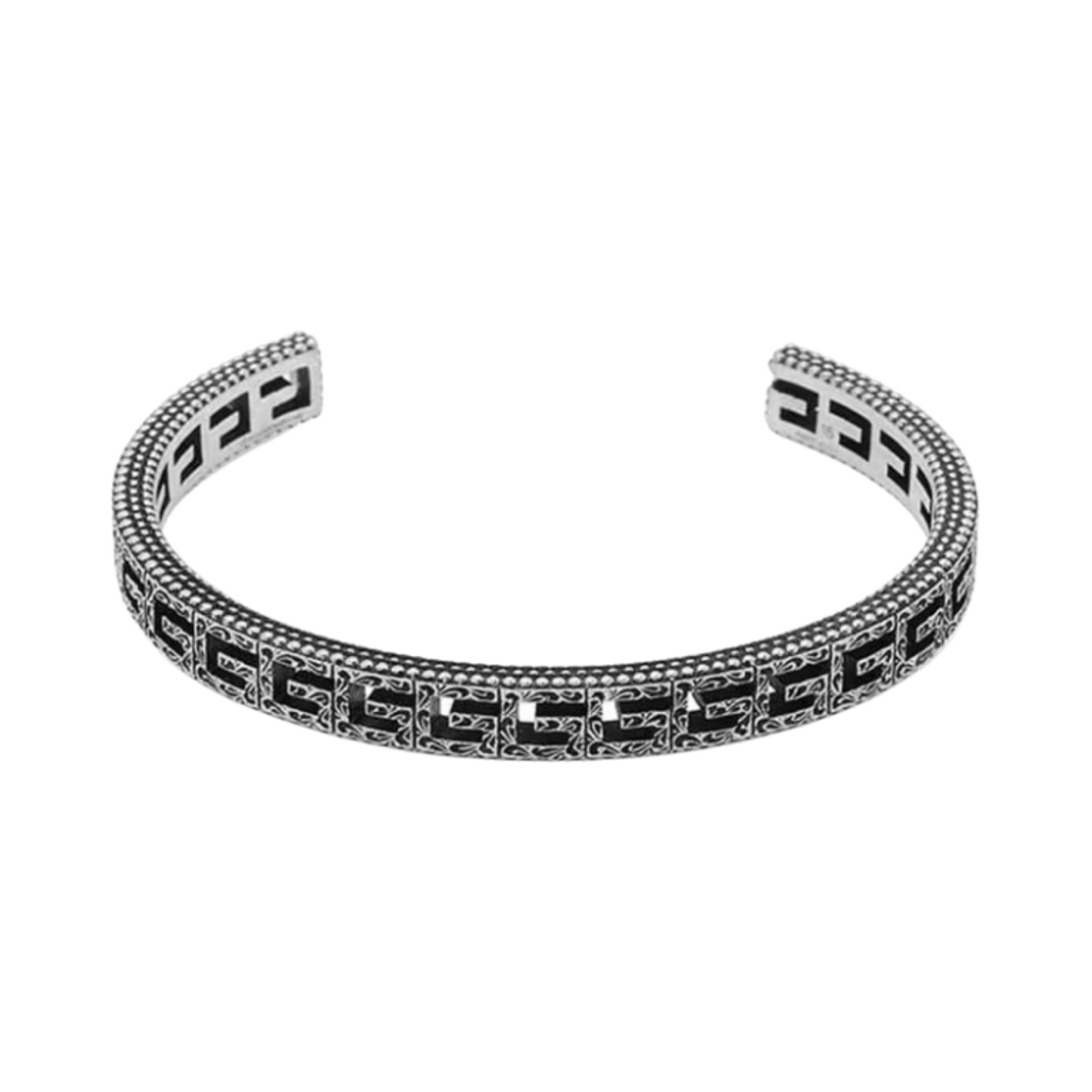 576990-J8400-0811 Gucci Square G Bracelet Silver