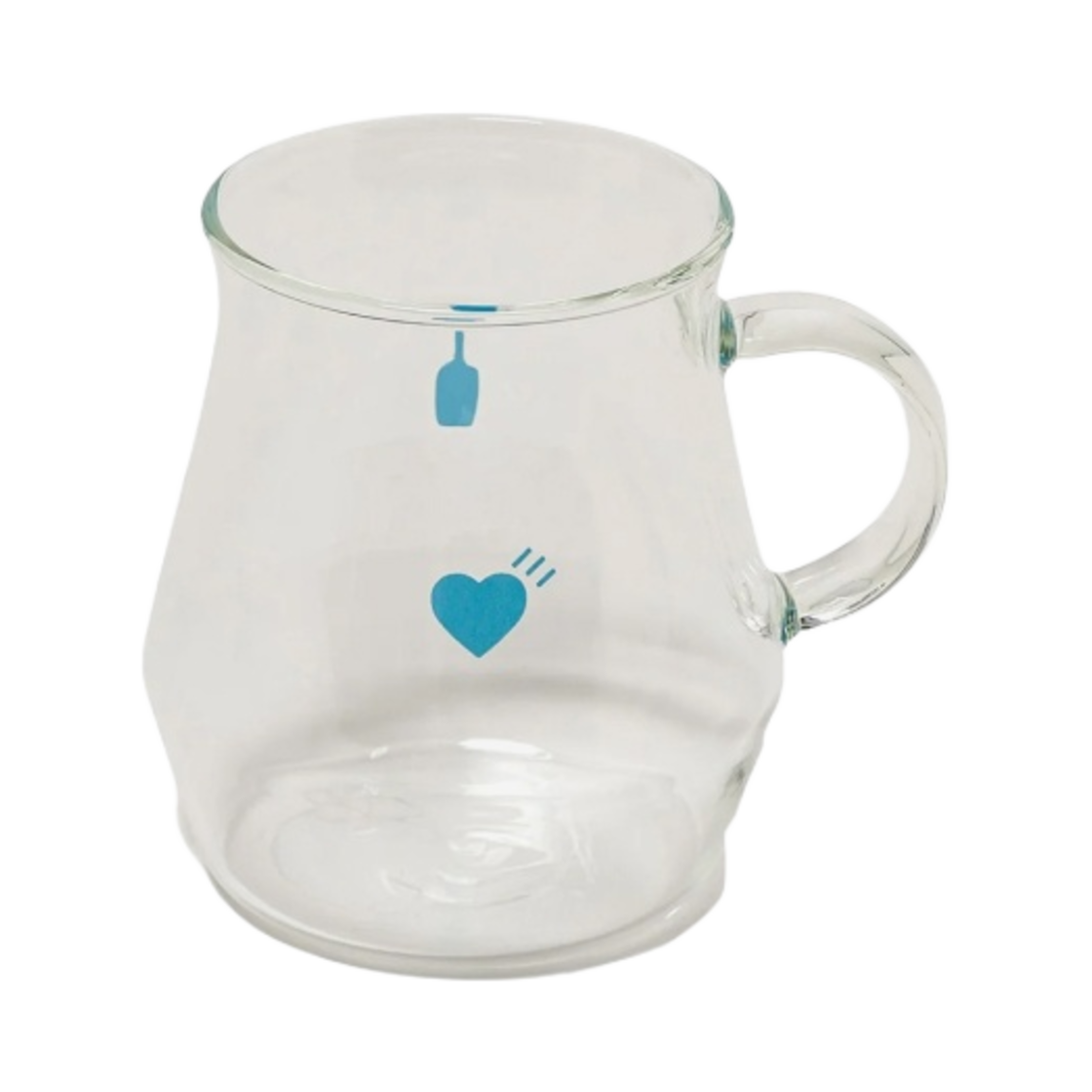 휴먼 메이드 x 블루 보틀 커피 글래스 머그 클리어(Human Made x Blue Bottle Coffee Glass Mug Clear)