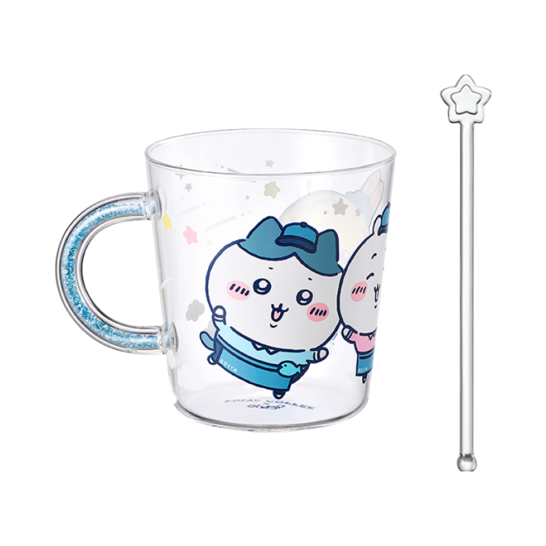 이디야 x 먼작귀 치이카와 머그 460ml & 머들러 세트(Ediya x Chiikawa Chiikawa Mug 460ml & Muddler Set)