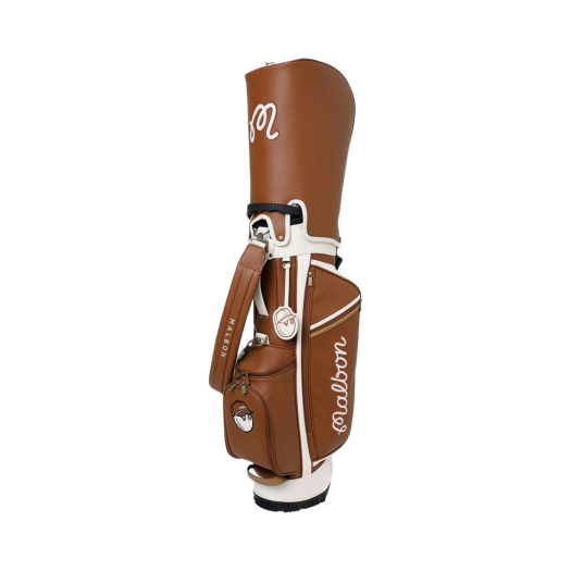 Malbon Golf M Bucket Classic Stand Bag Tan