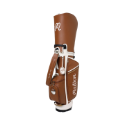 Malbon Golf M Bucket Classic Stand Bag Tan