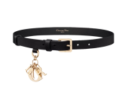(W) Dior 20mm Smooth Calfskin Miss Dior Belt Black