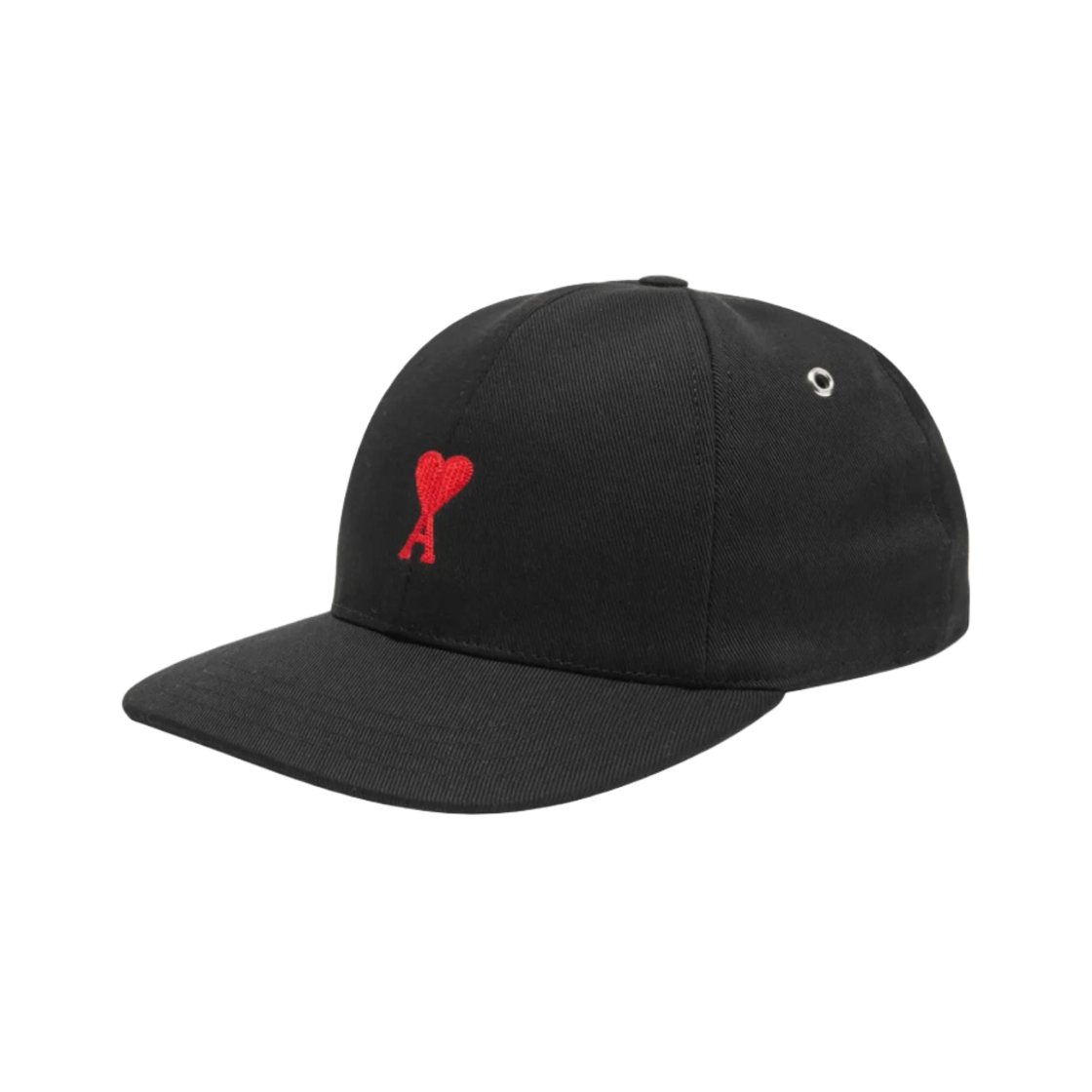 아미 스몰 하트 로고 베이스볼 캡 블랙(AMI de Coeur Baseball Cap Black)