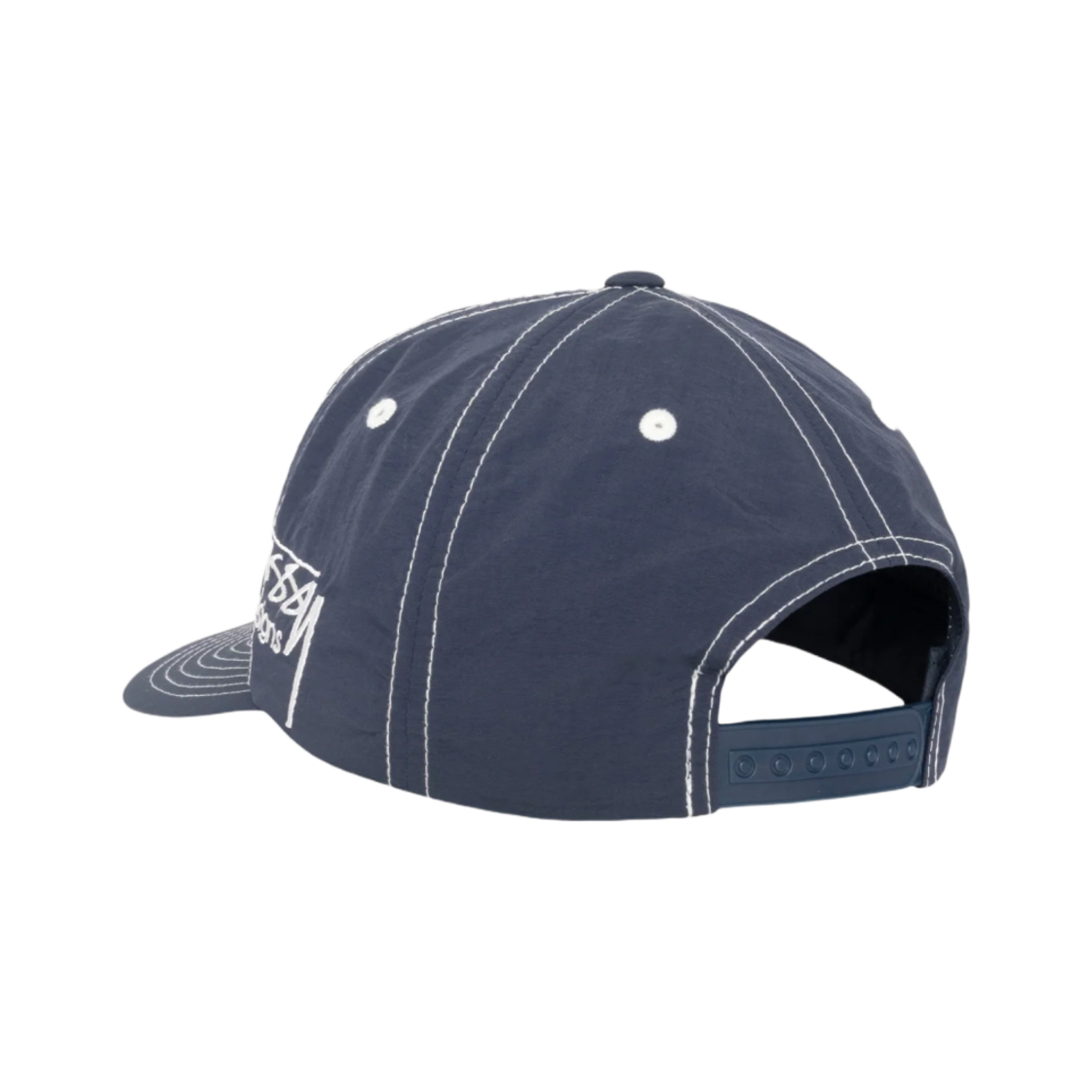 스투시 미드 뎁스 스투시 디자인 스냅백 네이비(Stussy Mid-Depth Stussy Designs Snapback Navy) - 3