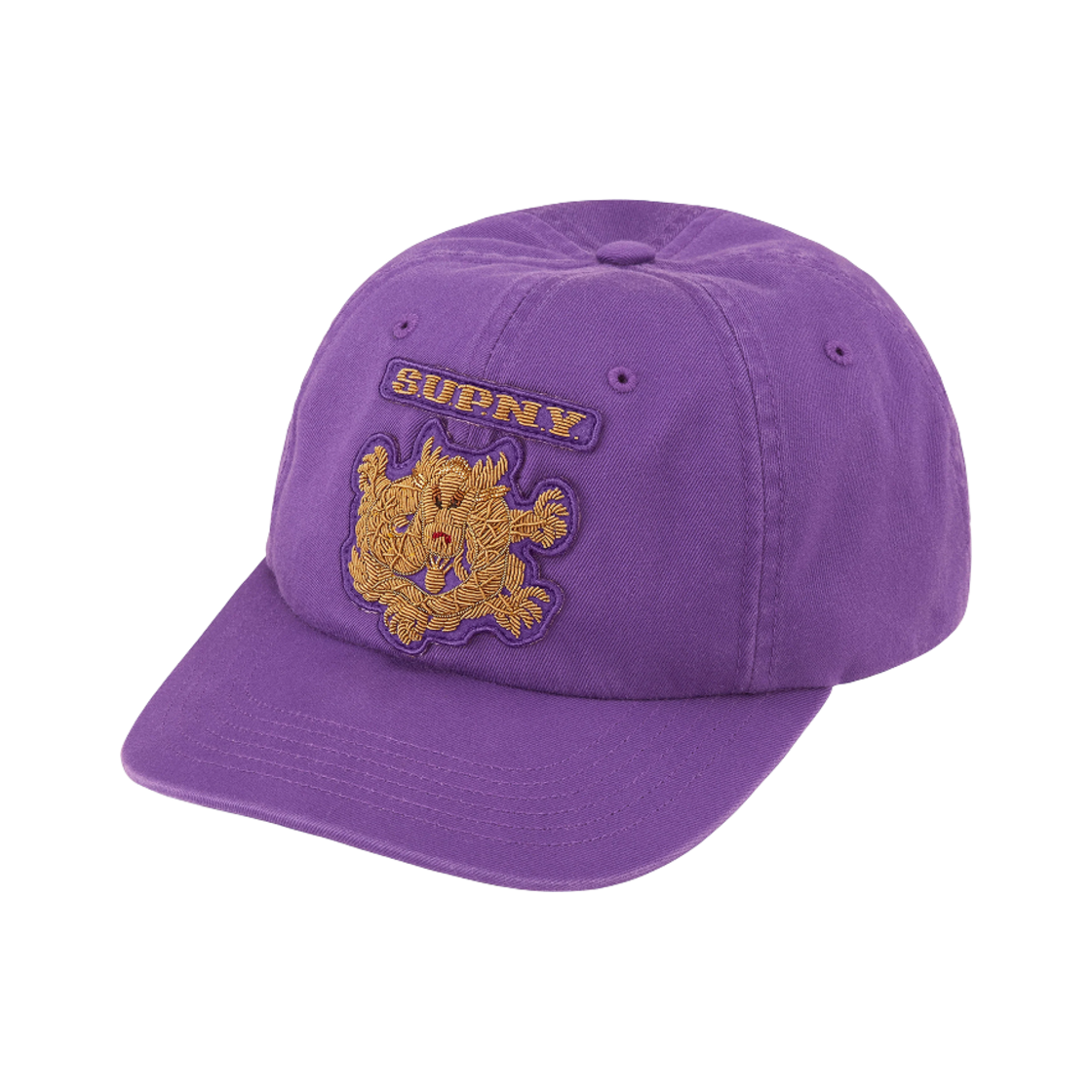 슈프림 불리온 드래곤 6-패널 브라이트 퍼플 - 25SS(Supreme Bullion Dragon 6-Panel Bright Purple - 25SS)