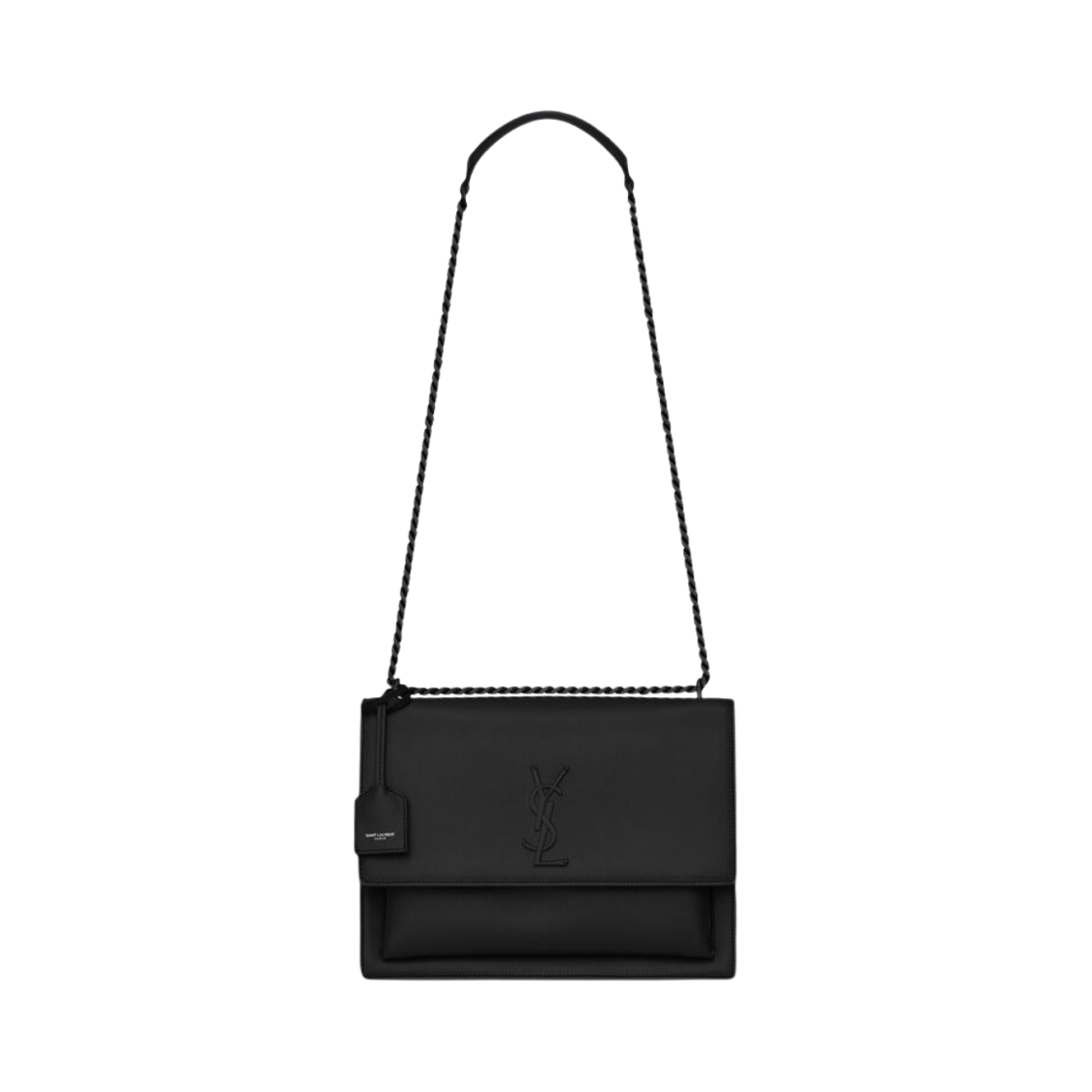 생로랑 선셋 라지 체인 백 스무스 레더 느와르(Saint Laurent Sunset Large Chain Bag in Smooth Leather Noir) - 1