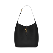 Saint Laurent Le 5 A 7 Supple Large in Grained Leather Black