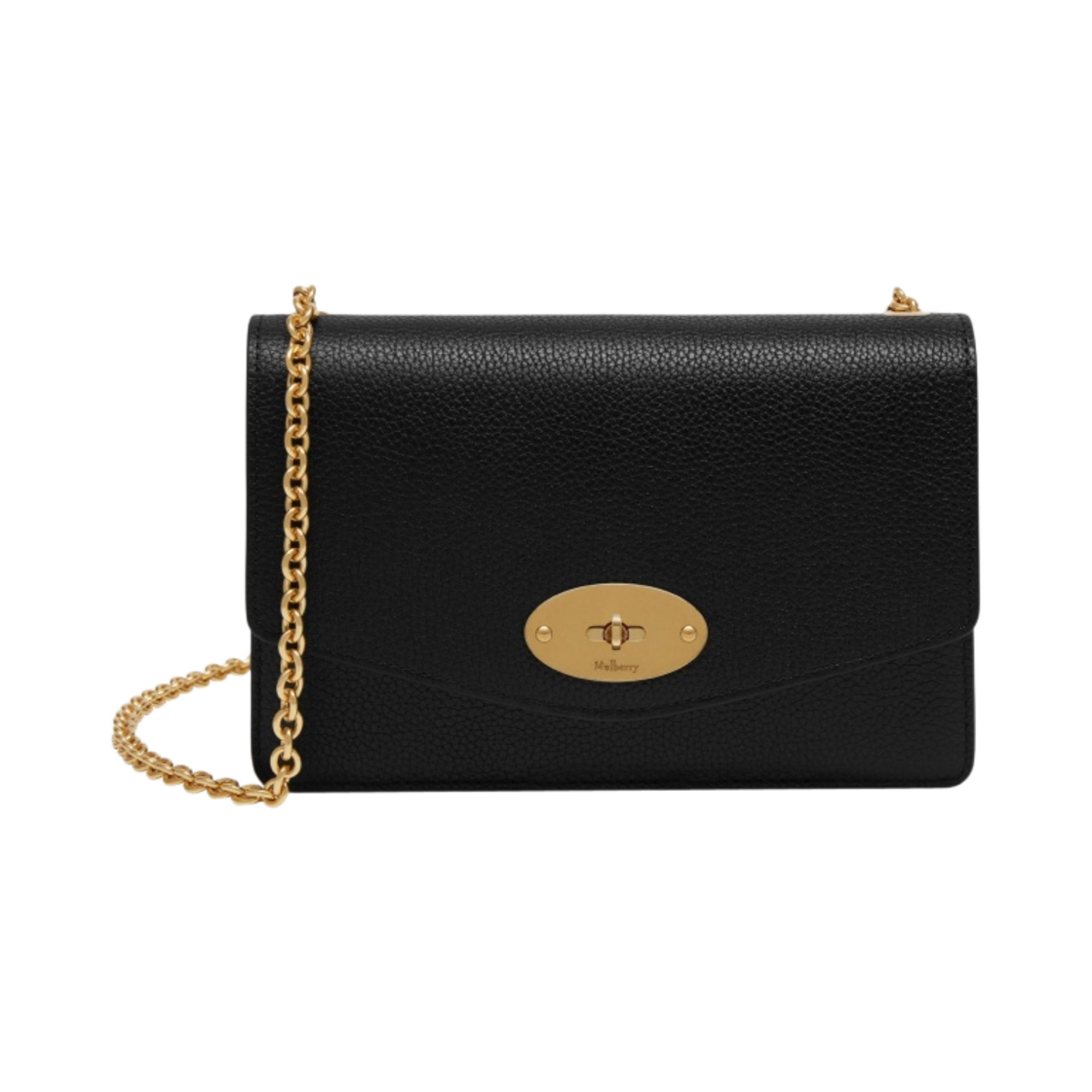 멀버리 스몰 달리 클래식 그레인 블랙