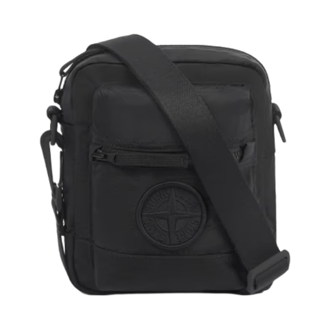 K1S1592009-08S0076-V0029 Stone Island 9200908 Nylon Metal in Econyl Pouch Bag with Pockets and Zip Black - 25SS