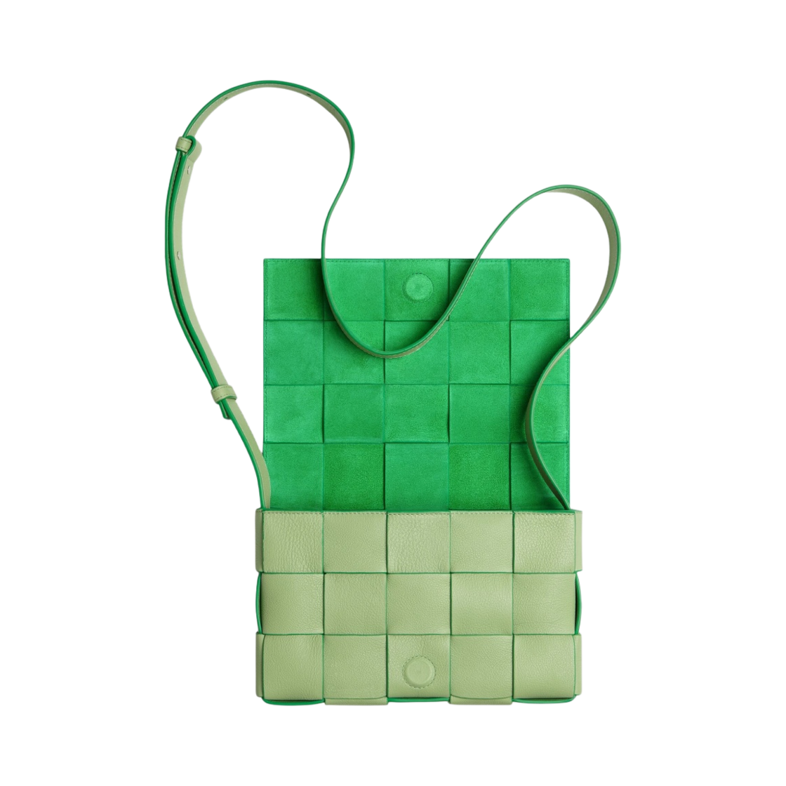 보테가 베네타 그레인드 레더 카세트 크로스바디백 피스타치오 페러킷(Bottega Veneta Grained Leather Cassette Crossbody Bag Pistachio Parakeet) - 3