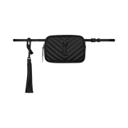 Saint Laurent Lou Belt Bag In Quilted Leather Black