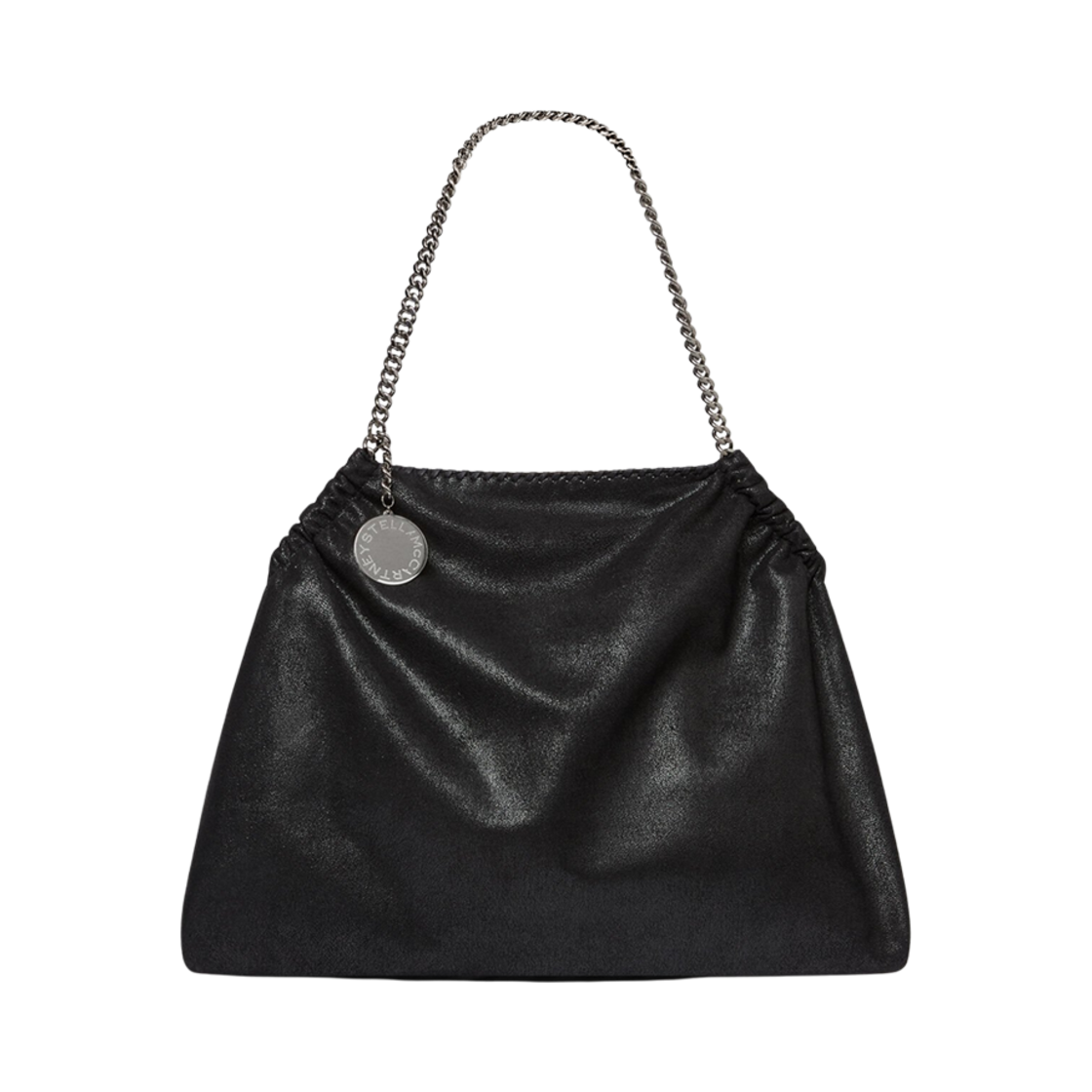 7B0141W91321000 Stella McCartney Falabella Drawstring Tote Bag Black
