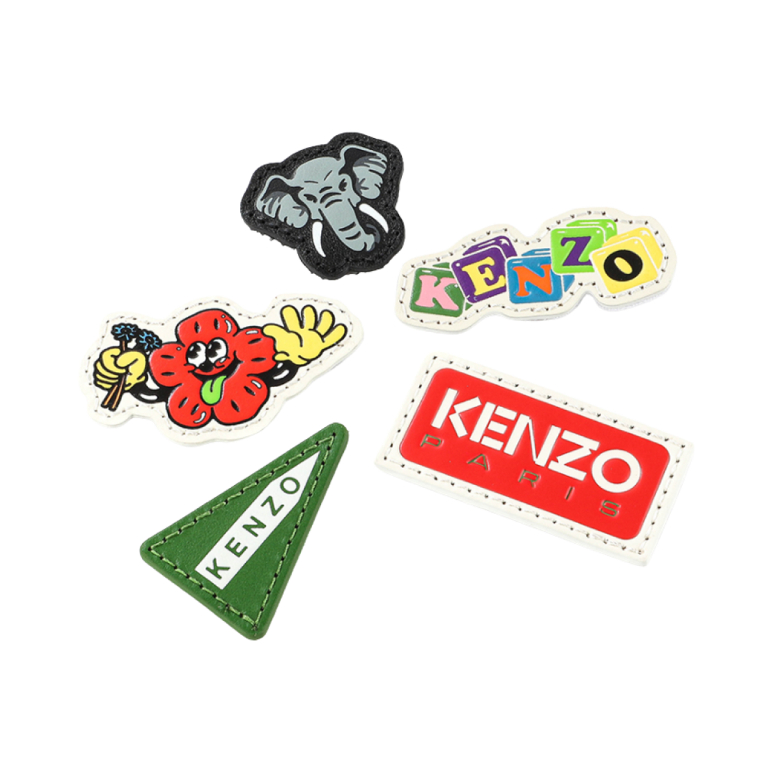 겐조 브로치 멀티컬러 (5개 세트)(Kenzo Brooch Multicolor (Set of 5))