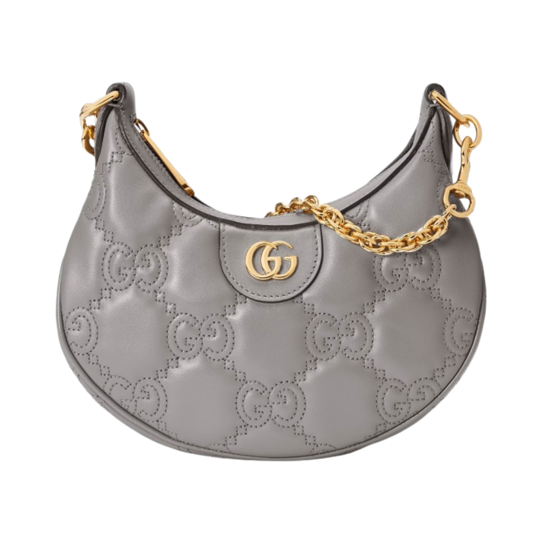 구찌 GG 마틀라세 미니백 그레이 레더(Gucci GG Matelasse Mini Bag Grey Leather) - 1