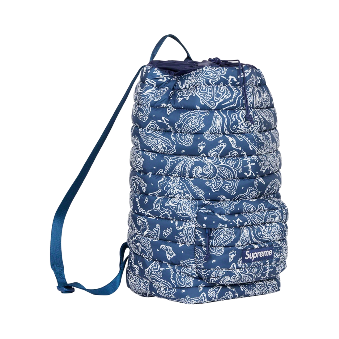 슈프림 퍼퍼 백팩 블루 페이즐리 - 22FW(Supreme Puffer Backpack Blue Paisley - 22FW) - 2